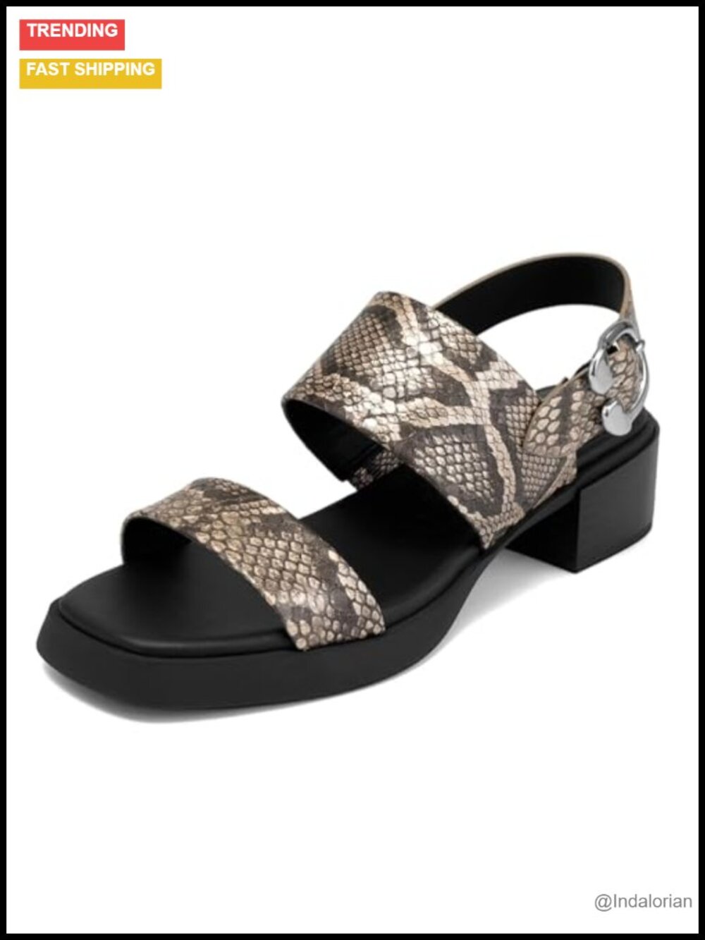 Aerosoles Dove Faux Leather Block Heel Slingback Heeled Sandals